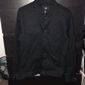 H&M sz small black denim jacket
